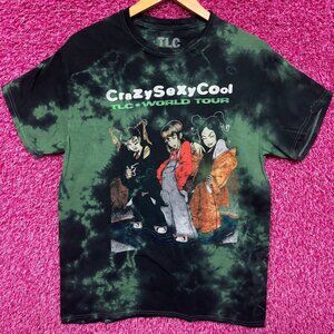 TLC Crazy Sexy Cool World Tour Animated Soul Group Tie Dye M